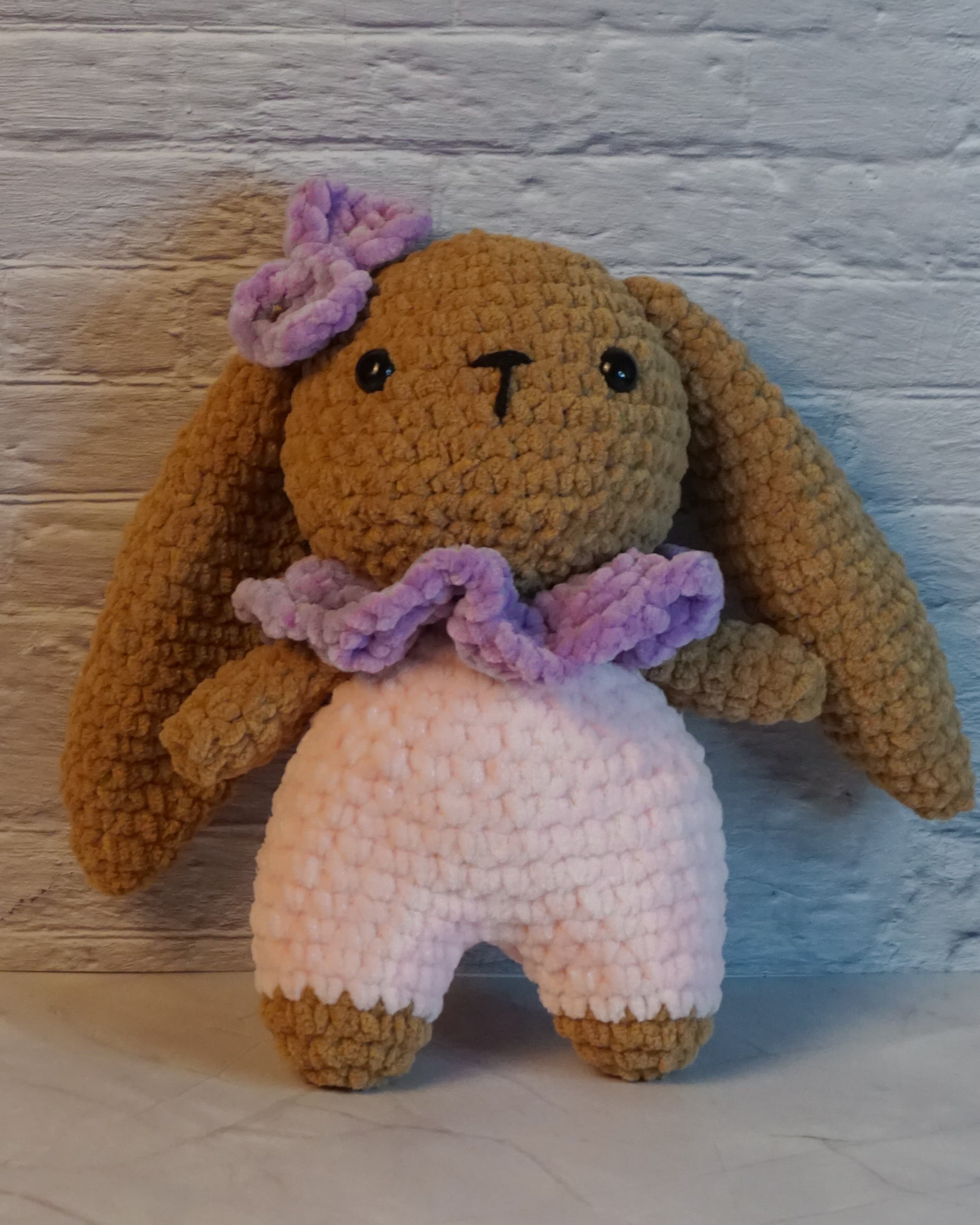 Lottie the Bunny – Crochet Bunny Plushie | Handmade Amigurumi Toy