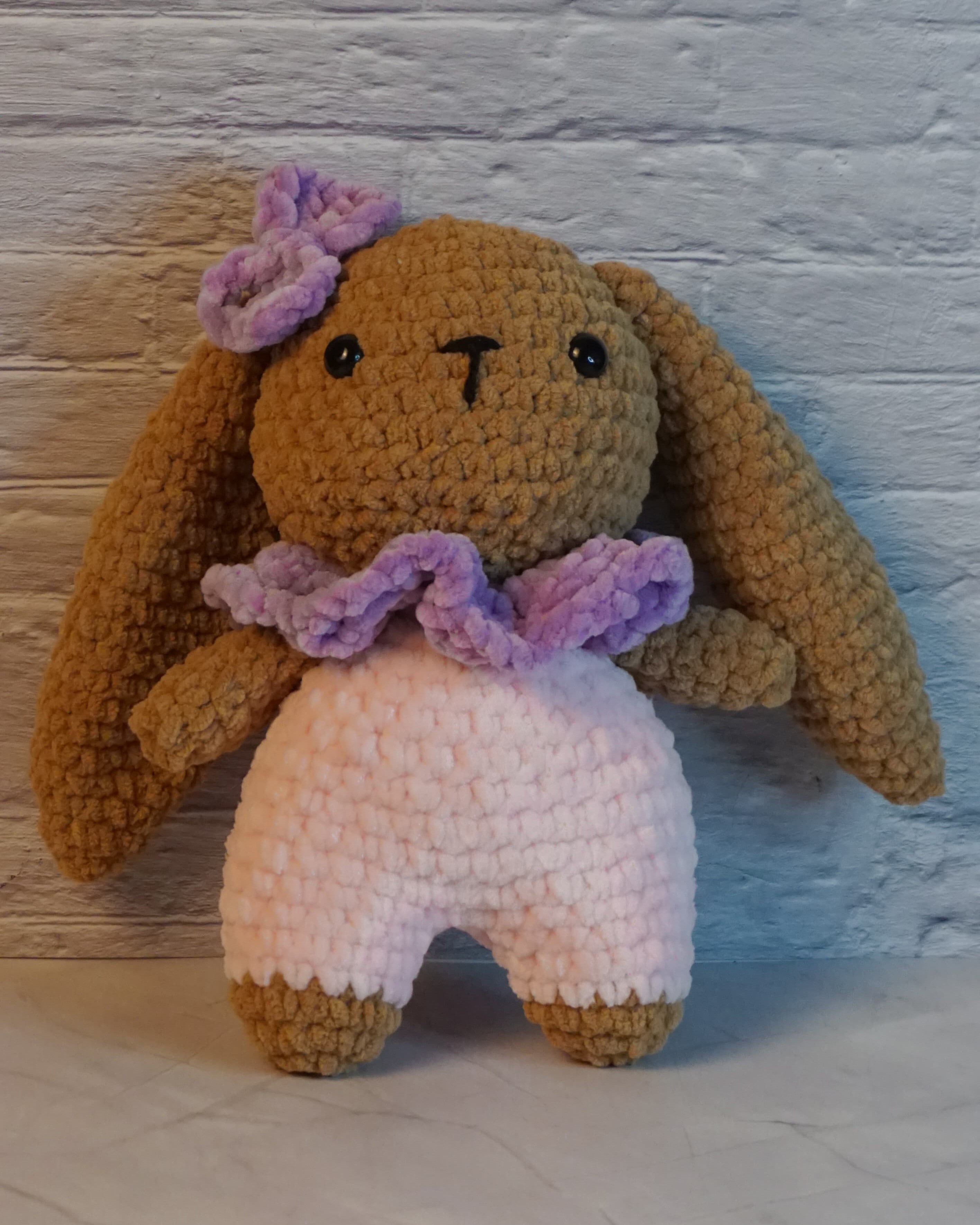 Lottie the Bunny – Crochet Bunny Plushie | Handmade Amigurumi Toy
