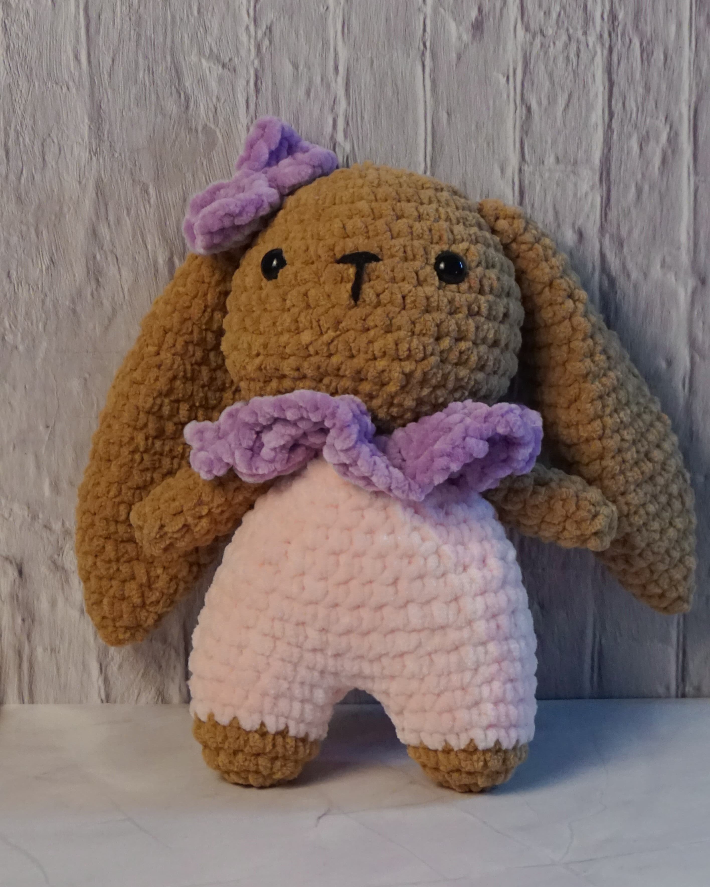Lottie the Bunny – Crochet Bunny Plushie | Handmade Amigurumi Toy