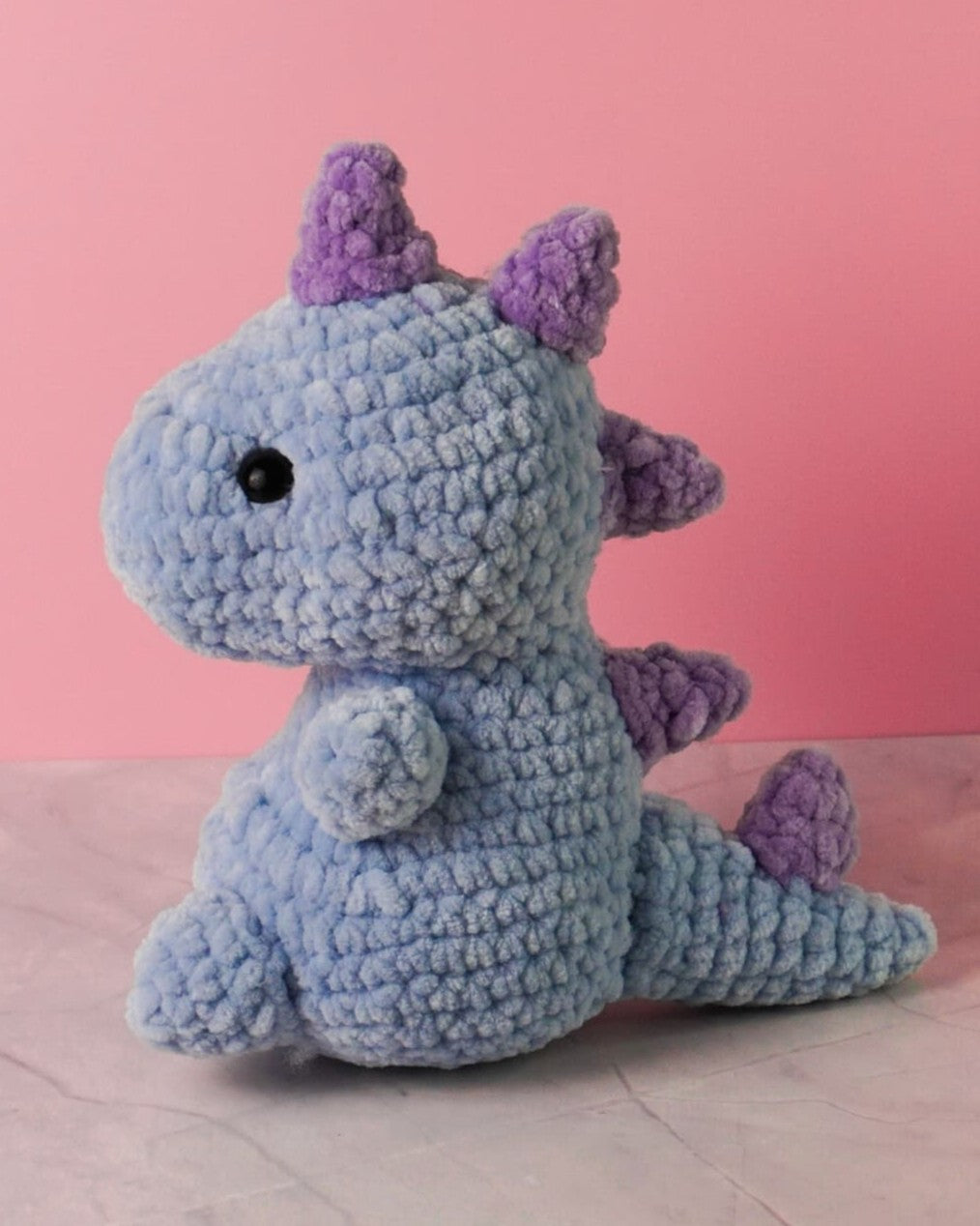 Nugget the Dino – Crochet Dinosaur Plushie | Handmade Amigurumi Toy