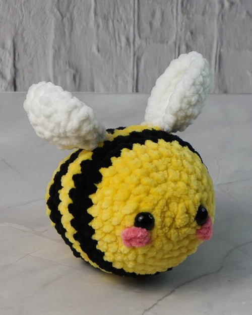 Bumble the Bee - Crochet Bee  Plushie | Handmade Amigurumi Toy