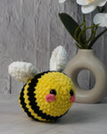 Bumble the Bee - Crochet Bee  Plushie | Handmade Amigurumi Toy