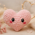 Lovey the Heart – Crochet Heart Plushie in gift box | Handmade Valentine Gift